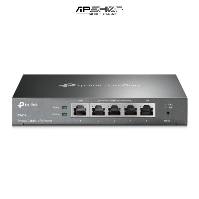 TP Link Omada Gigabit VPN Router ER605 (LT-R605) V2