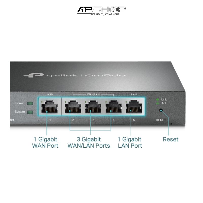 TP Link Omada Gigabit VPN Router ER605 (LT-R605) V2