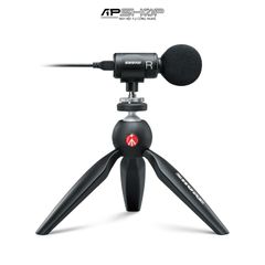 Bộ micro thu âm condenser stereo Shure MV88+ Video Kit kèm chân tripod để bàn