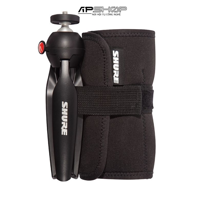 Bộ micro thu âm condenser stereo Shure MV88+ Video Kit kèm chân tripod để bàn