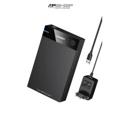 Thiết bị đựng ổ cứng 3.5″/ 2.5″ SATA USB 3.0 Ugreen 50423 Hỗ Trợ HDD 16TB Chính Hãng Cao Cấp