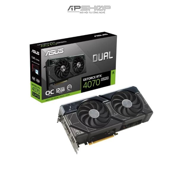 VGA ASUS Dual RTX 4070 SUPER OC Edition 12GB GDDR6X