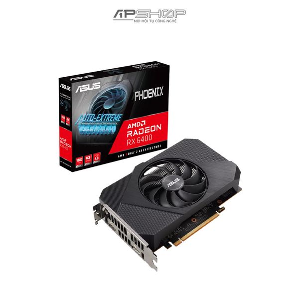 VGA ASUS Phoenix Radeon RX 6400 4GB | Chính hãng