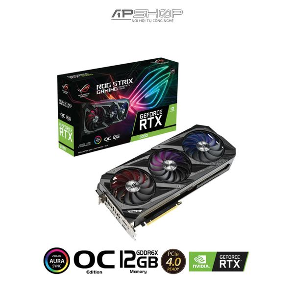 VGA ASUS ROG STRIX RTX 3080 OC Edition 12GB GAMING | Chính hãng