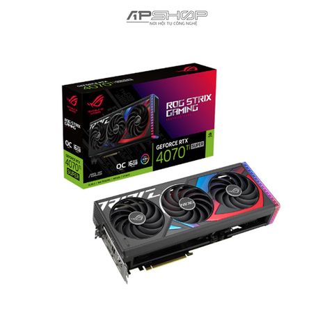 VGA ASUS ROG Strix RTX 4070 Ti SUPER 16GB GDDR6X OC Edition