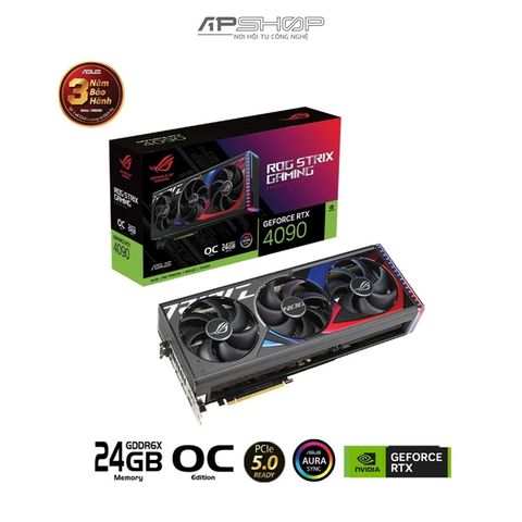 VGA ASUS ROG STRIX RTX 4090 24GB | Chính hãng