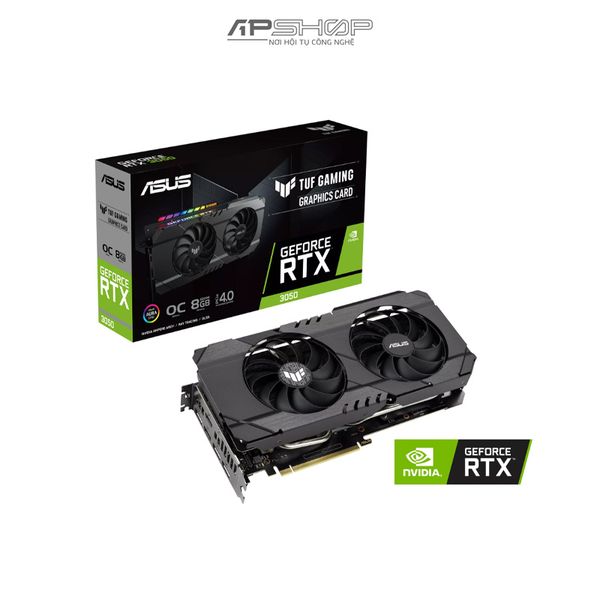 VGA ASUS TUF Gaming RTX 3050 OC Edition 8GB GDDR6| Chính hãng