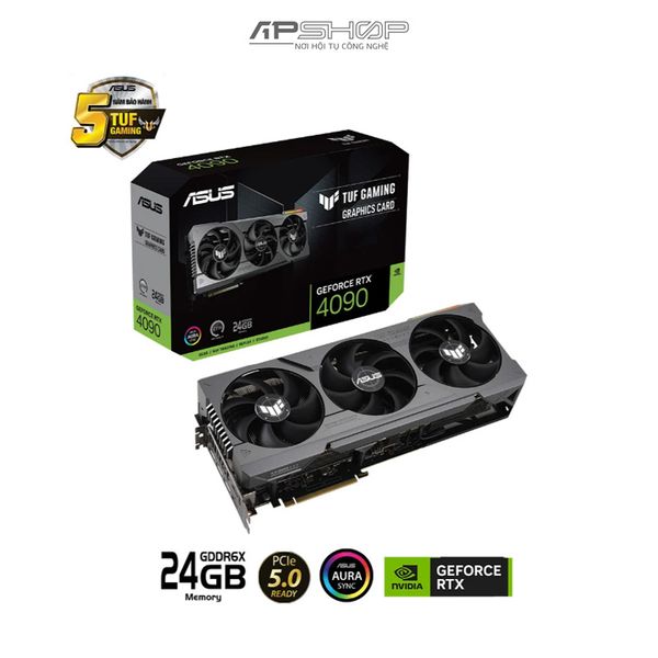 VGA ASUS TUF Gaming RTX 4090 24GB | Chính hãng