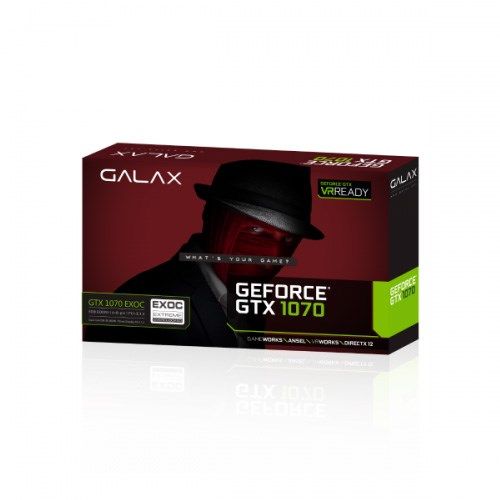 VGA Galax GTX 1070 Black EXOC 8GB 2 Fan