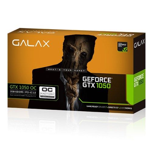 VGA Galax GTX 1050 OC 2GB 1 Fan