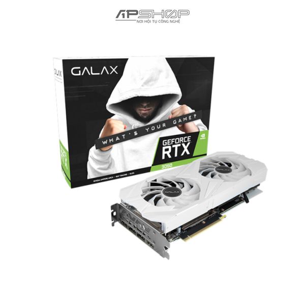 VGA GALAX RTX 3060 EX White ( 1 Click OC ) 12GB | Chính hãng