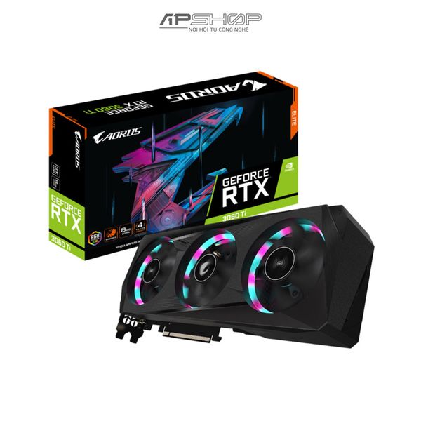 VGA GIGABYTE AORUS RTX 3060 Ti ELITE 8G | Chính hãng