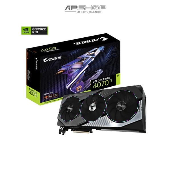 VGA GIGABYTE AORUS RTX 4070 Ti ELITE 12G | Chính hãng