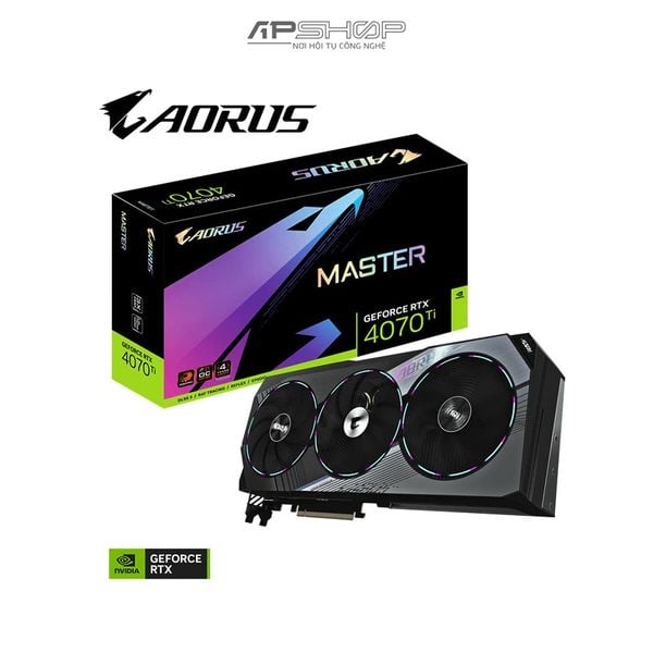 VGA GIGABYTE AORUS RTX 4070 Ti MASTER 12G | Chính hãng