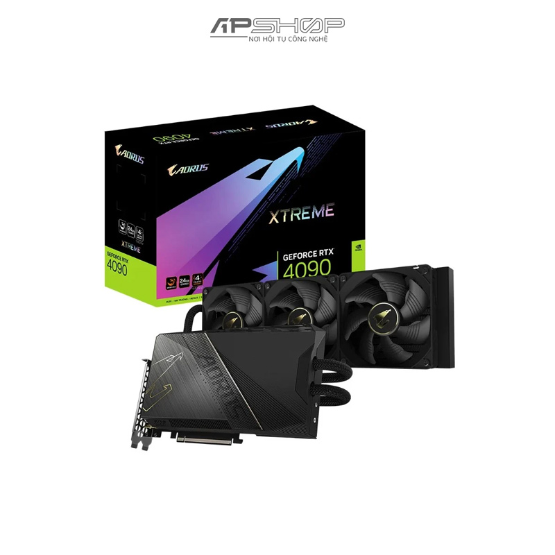 VGA GIGABYTE AORUS RTX 4090 XTREME WATERFORCE 24GB | Chính hãng