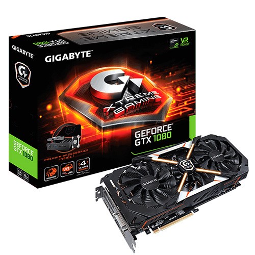 VGA Gigabyte GTX 1080 Xtreme Gaming Premium Pack 8G - Main Image