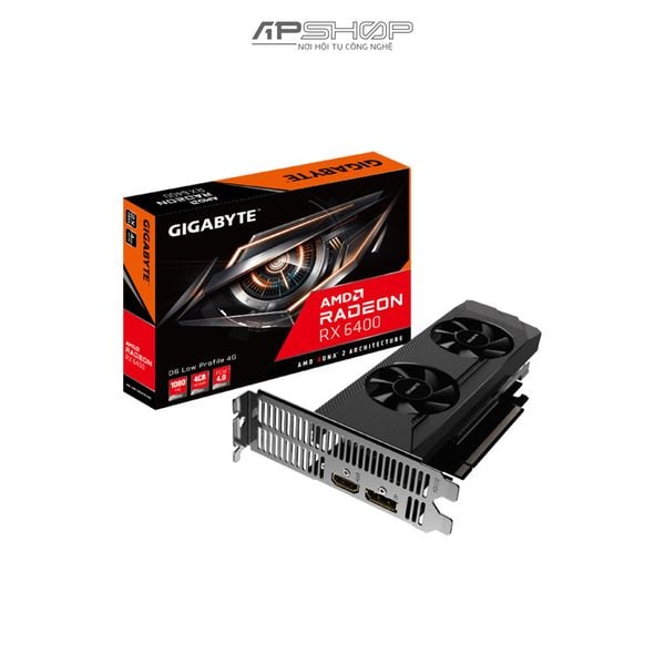 VGA Gigabyte Radeon RX 6400 D6 Low Profile 4G | Chính hãng