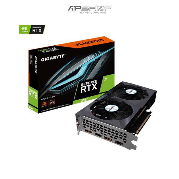 VGA Gigabyte RTX 3050 EAGLE OC 8G | Chính hãng