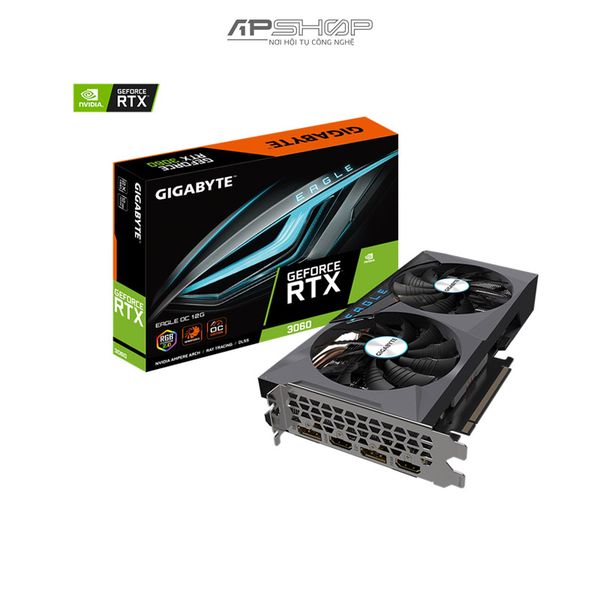 VGA GIGABYTE RTX 3060 EAGLE OC 12G | Chính hãng