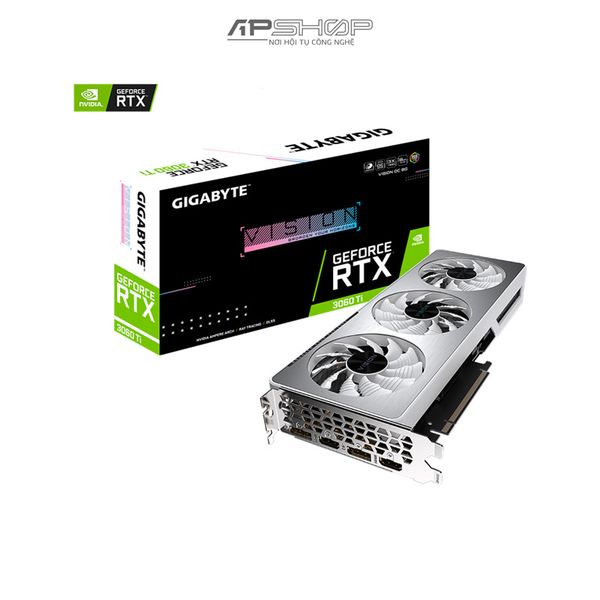 VGA Gigabyte RTX 3060 Ti VISION OC 8G | Chính hãng