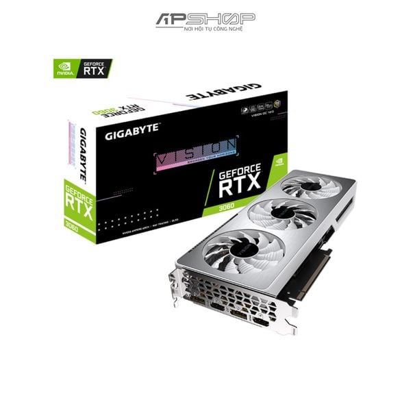 VGA GIGABYTE RTX 3060 VISION OC 12G | Chính hãng