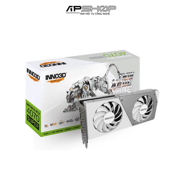 VGA INNO3D RTX 4070 Super Twin X2 OC WHITE