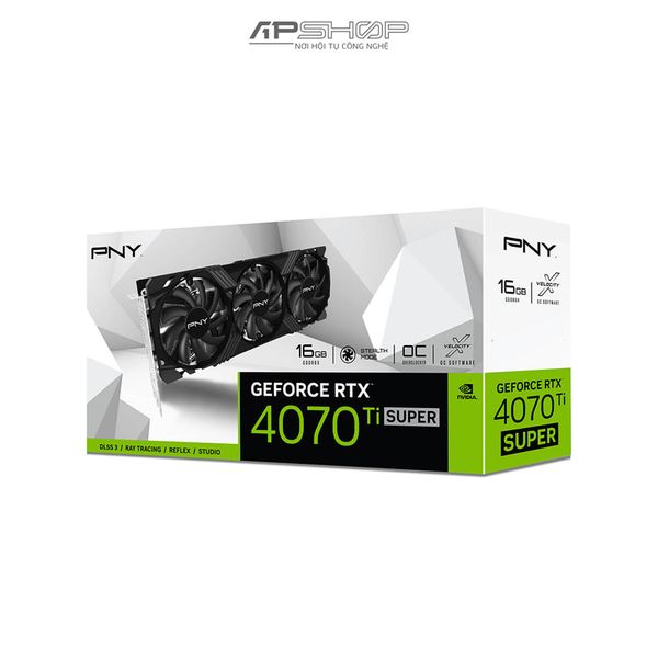 VGA PNY RTX 4070Ti SUPER VERTO OC 16GB GDDR6X