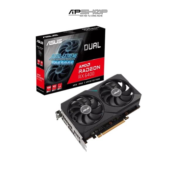 VGA ASUS DUAL Radeon RX 6400 4GB | Chính hãng