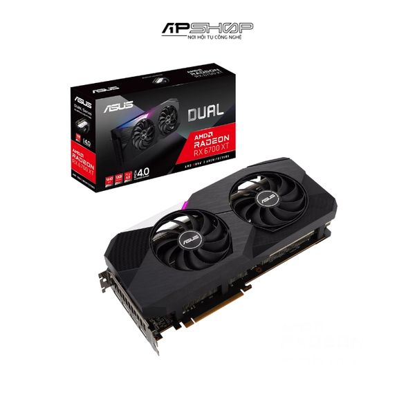 VGA ASUS DUAL Radeon RX 6700 XT 12GB | Chính hãng