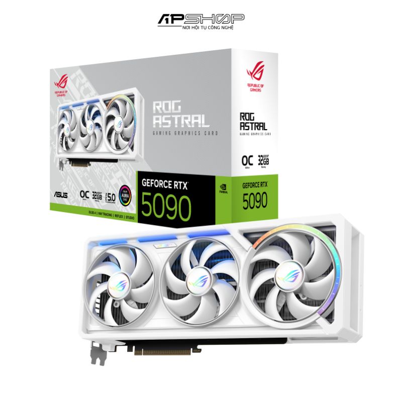 VGA Asus ROG Astral RTX 5090 32GB GDDR7 WHITE OC Edition
