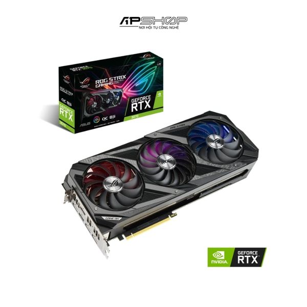 VGA ASUS ROG STRIX RTX 3070 OC Edition 8GB V2 GAMING| Chính hãng