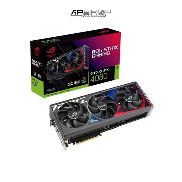 VGA ASUS ROG STRIX RTX 4080 OC Edition 16GB | Chính hãng