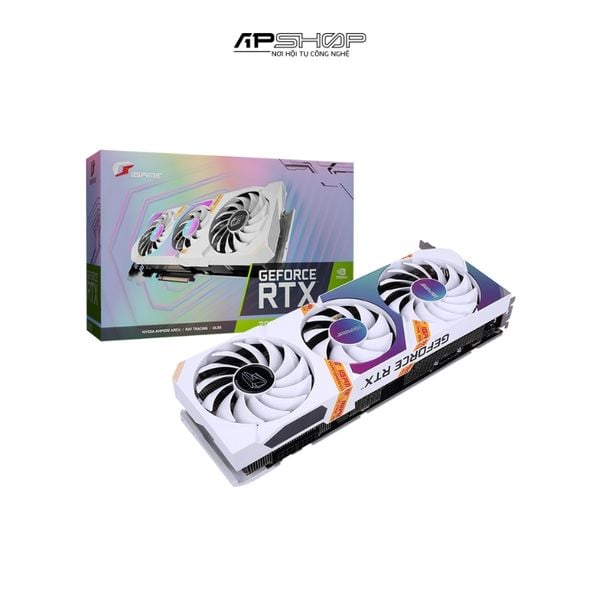 VGA Colorful iGame RTX 3070 Ultra White OC 8G LHR | Chính hãng