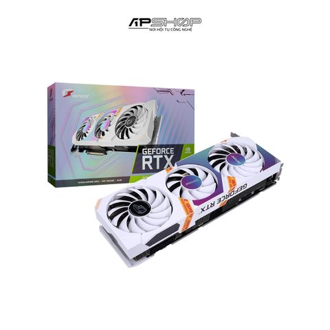 VGA Colorful iGame RTX 3070 Ultra White OC 8G LHR  Chính hãng