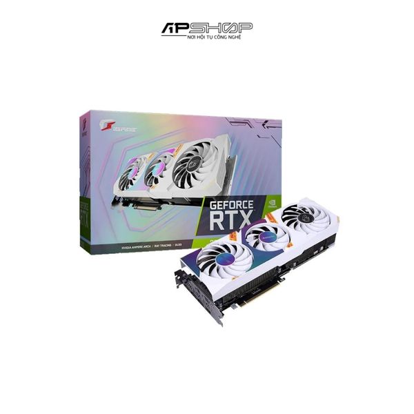 VGA Colorful iGame RTX 3080 Ultra White OC 10G LHR | Chính hãng