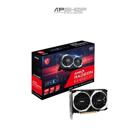 VGA MSI Radeon RX 6500 XT MECH 2X 4G OC | Chính hãng