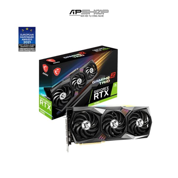 VGA MSI RTX 3080 GAMING Z TRIO 10G LHR | Chính hãng