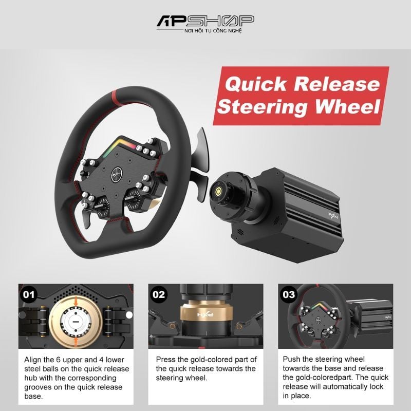 Vô Lăng Chơi Game Giả Lập PXN V12 Lite Bundle