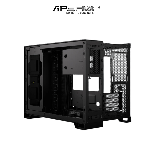 Vỏ máy tính Corsair 2500D Airflow Tempered Glass Mid Tower Black