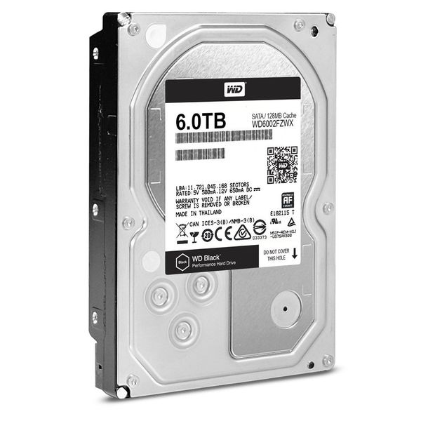 Western 6TB 7200RPM Black 128MB