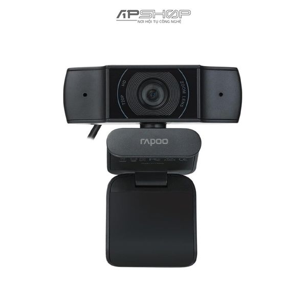 Webcam Rapoo C200 độ phân giải HD 720P - Hàng chính hãng