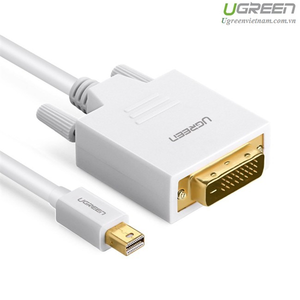 Cáp chuyển đổi Mini Displayport to DVI dài 2M chính hãng Ugreen 10405