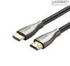 Cáp HDMI 2.0 Carbon 2m chuẩn 4K@60MHz Ugreen 50108 mạ vàng cao cấp