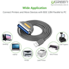 Cáp máy in USB to LPT IEEE 1284 dài 1,8m chính hãng Ugreen 20225 cao cấp