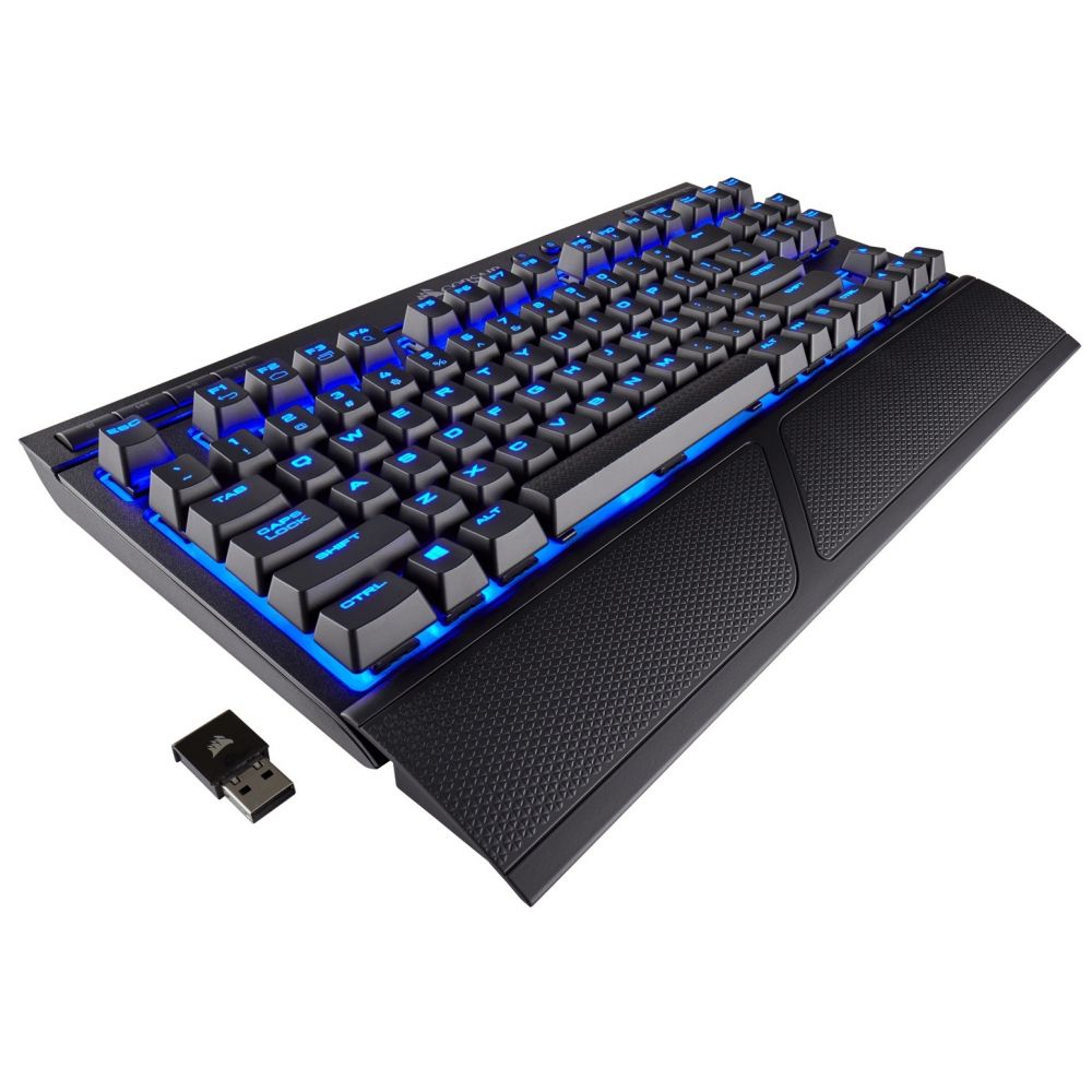 Bàn phím cơ không dây Corsair K63 - Blue Led - Cherry MX Red