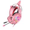 Tai Nghe Headphone Gaming DAREU EH469 7.1 LED RGB Kèm Theo Phiên Bản Tai Mèo Màu Hồng Dễ Thương