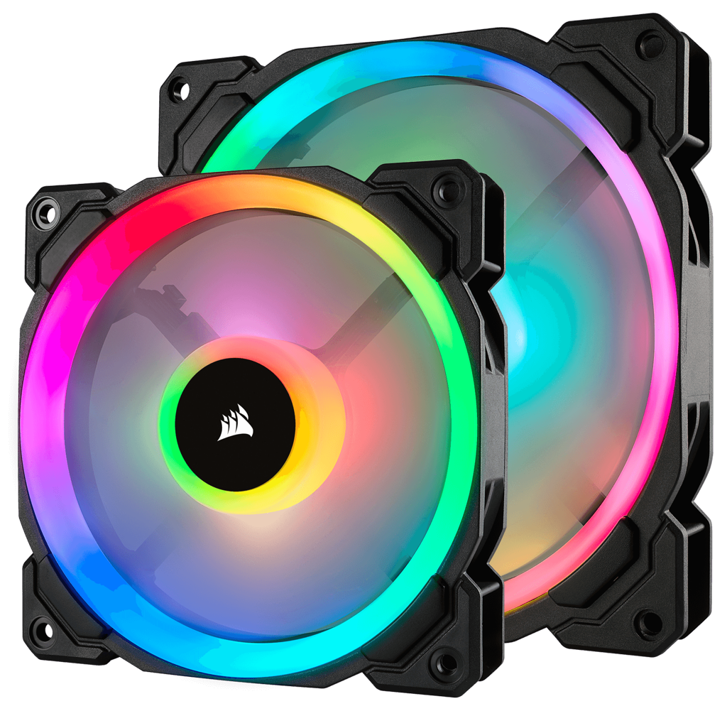 FAN CORSAIR LL140 RGB LED - KIT 2 FAN