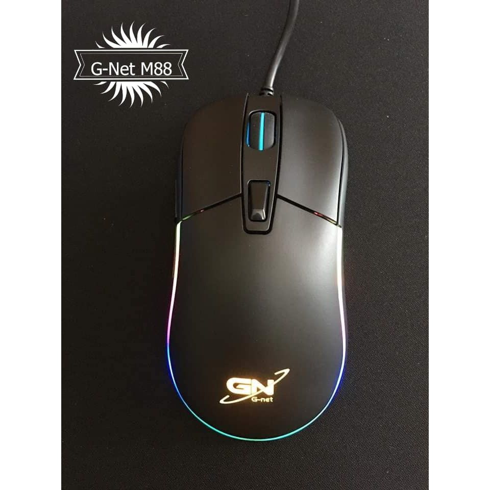 Chuột game Gnet M88 laser led RGB