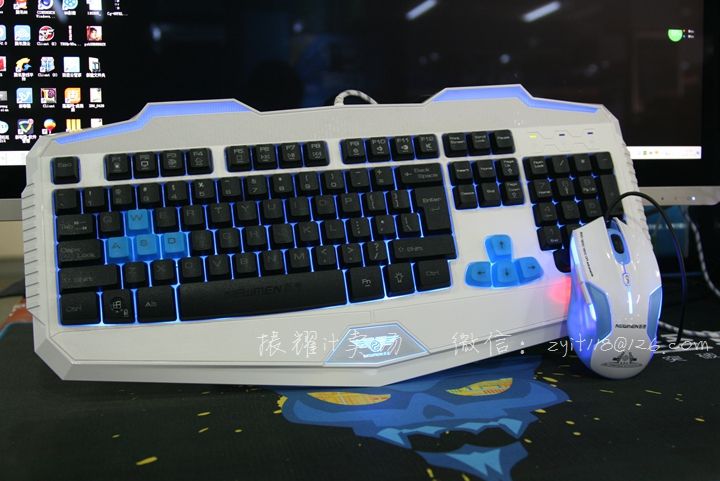 Bàn phím Newmen KB808 Gaming (Trắng đen)