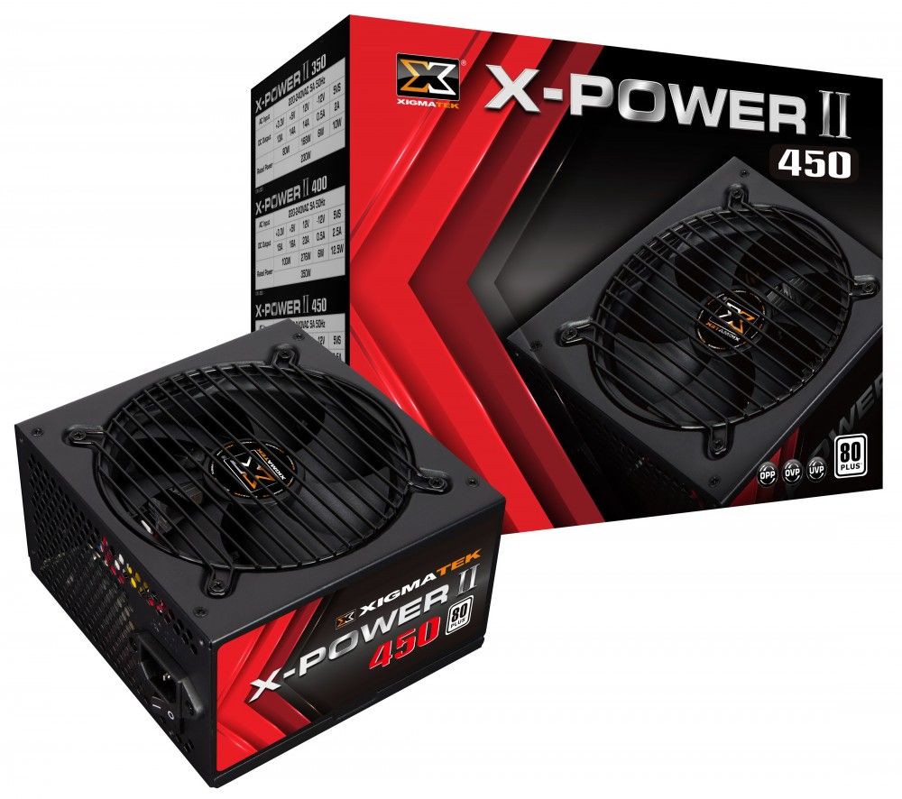 XIGMATEK X-POWER II 450 (EN41954) - 80PLUS WHITE, Sản phẩm lý tưởng cho hệ thống GAME-NET